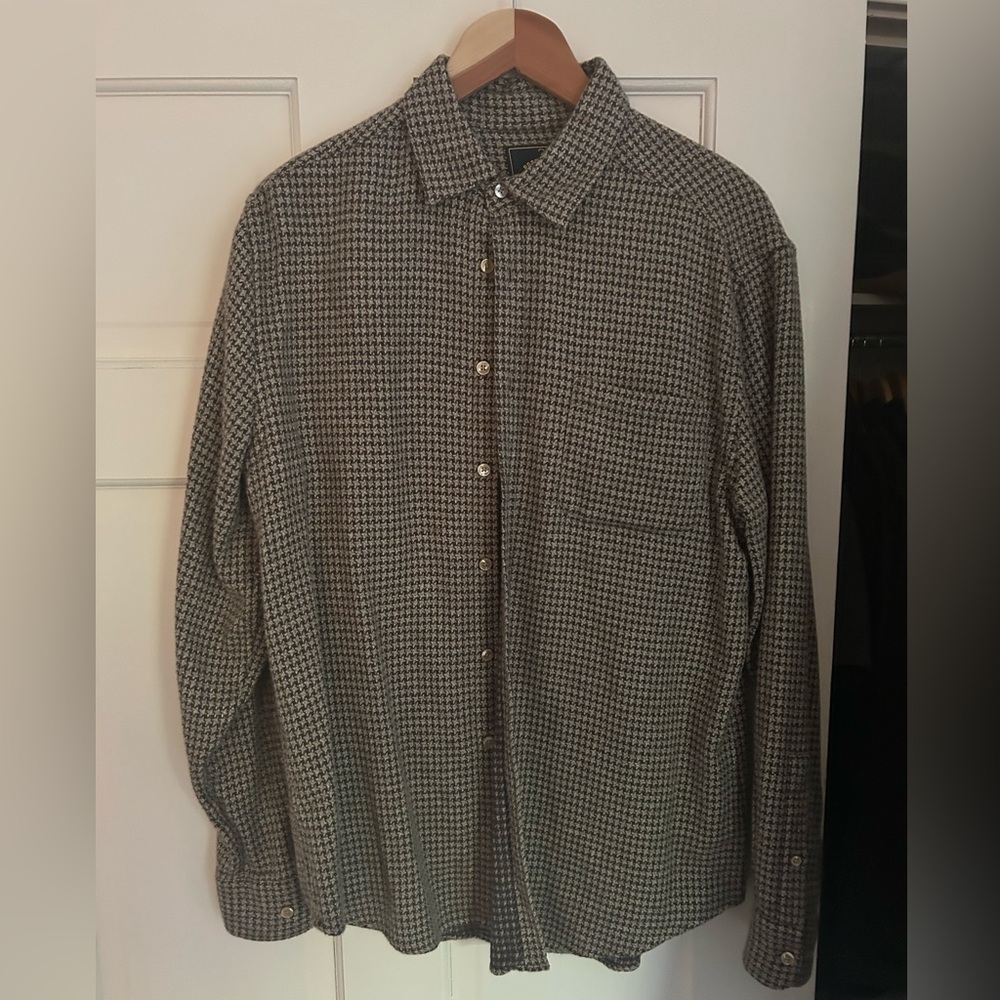 Pied Poule Shirt - Charcoal L